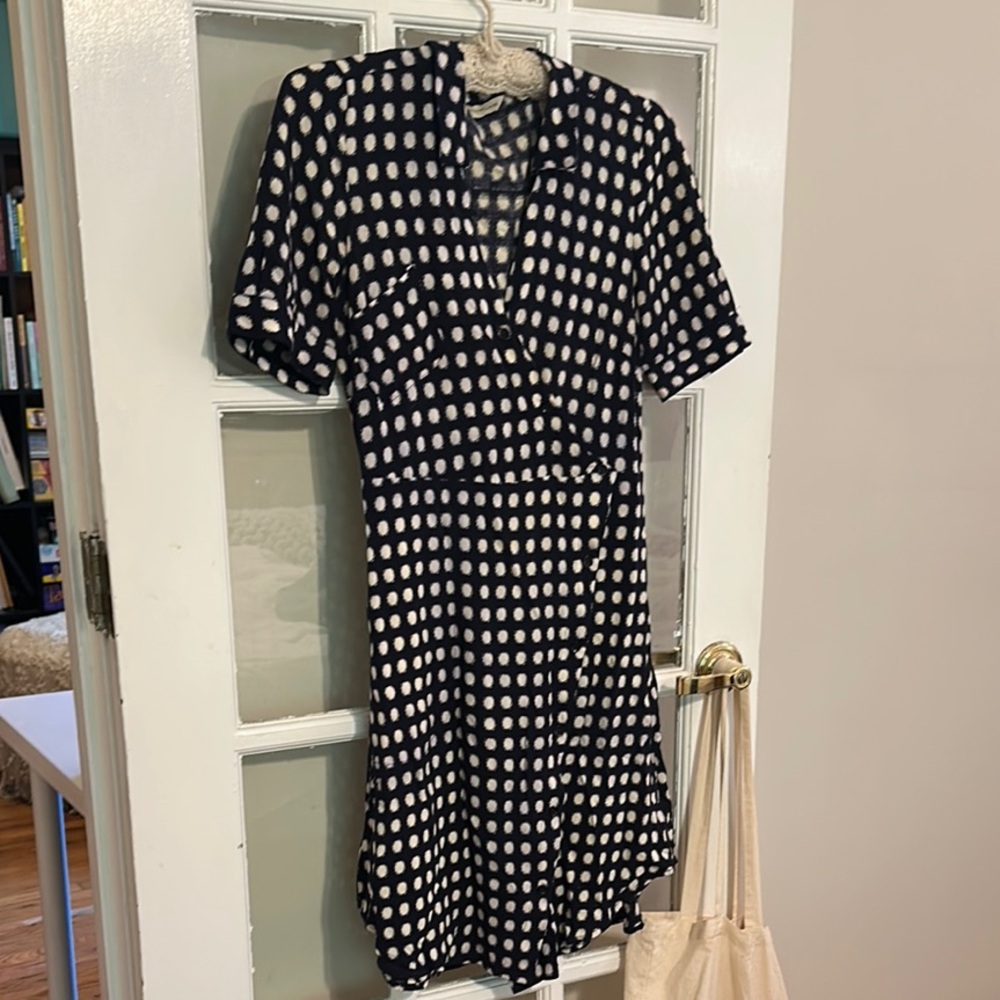 Anthropologie Button-down Wrap Dress